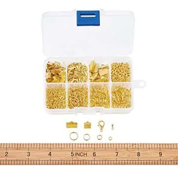 KISSITTY Jewelry Making Kit for DIY Projects - 8 Styles