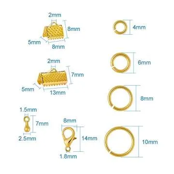 KISSITTY Jewelry Making Kit for DIY Projects - 8 Styles