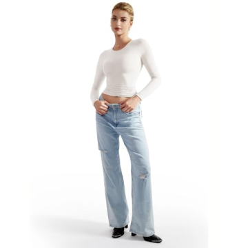 Suuksess Women’s Comfort Fit Long Sleeve Basic Tee