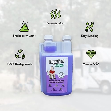 Liquified RV Toilet Treatment - Odor Eliminator - Lavender Scent