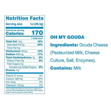 Moon Cheese Gouda Bits Crunchy Protein Snacks 3-Pack