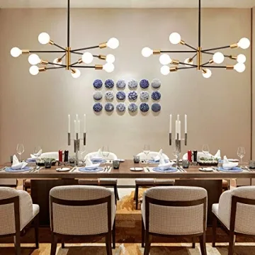 KAISITE Modern Sputnik Chandelier for Dining Room