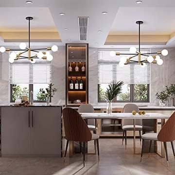 KAISITE Modern Sputnik Chandelier for Dining Room