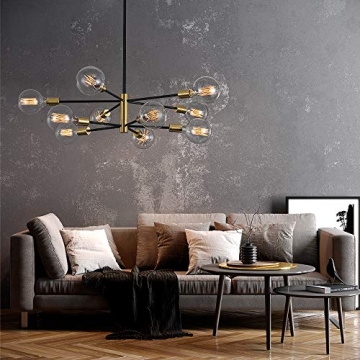 KAISITE Modern Sputnik Chandelier for Dining Room