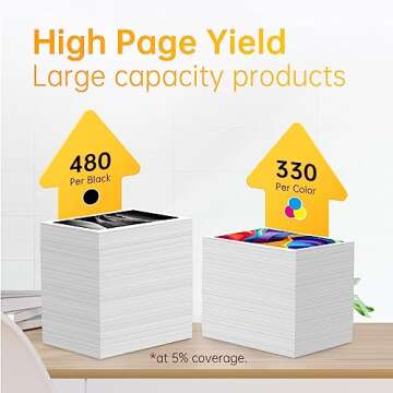 LEMERO Ink 61 Remanufactured for HP Ink 61 Ink Cartridge Combo Pack for HP Envy 4500 5530 Officejet 4630 Printer Ink Cartridges for HP Ink 61 (Black Color, 2-Pack)