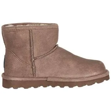 BEARPAW Women's Alyssa Earth Antique Glitter Size 9.5 | Women’s Ankle Boot | Women’s Slip On Boot | Comfortable Winter Boot
