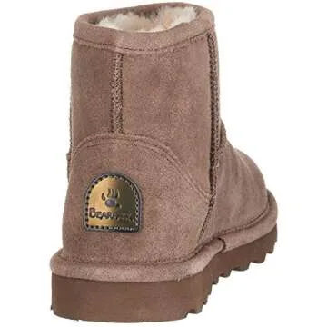 BEARPAW Women's Alyssa Earth Antique Glitter Size 9.5 | Women’s Ankle Boot | Women’s Slip On Boot | Comfortable Winter Boot
