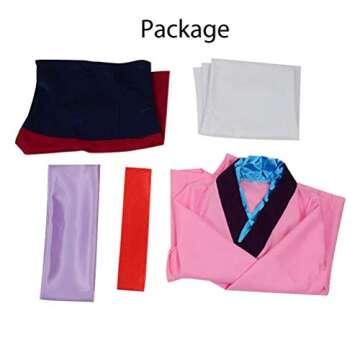 Beauty Costume Chinese Heroine Hua Mulan Dress Halloween Outfit (Woman-XS)