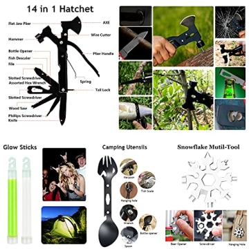 21 in 1 Survival Gear Kit for Outdoor Lovers