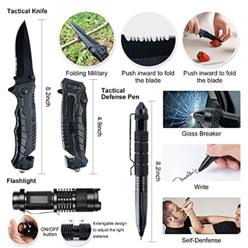 21 in 1 Survival Gear Kit for Outdoor Lovers