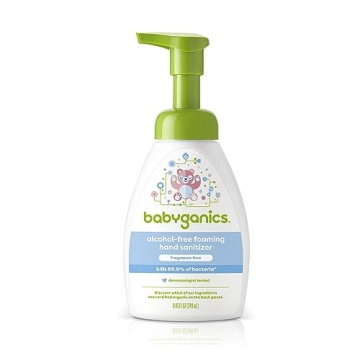 Babyganics Alcohol-Free Foaming Hand Sanitizer - Gentle and Effective for All Ages