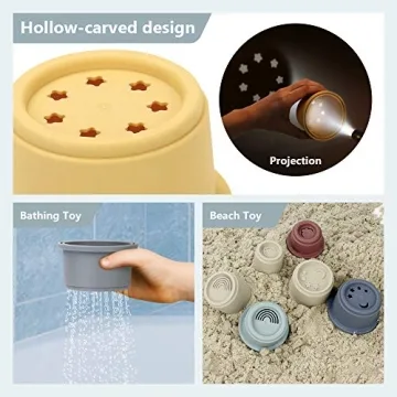 Mini Tudou Stacking Cups – Educational Fun for Babies