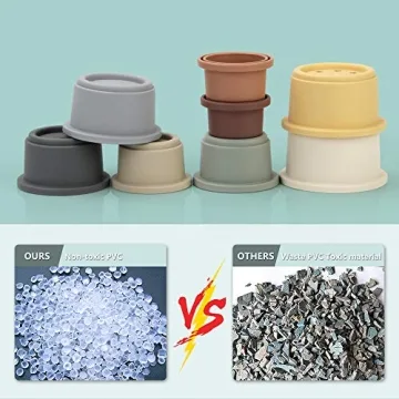 Mini Tudou Stacking Cups – Educational Fun for Babies