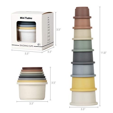 Mini Tudou Stacking Cups – Educational Fun for Babies