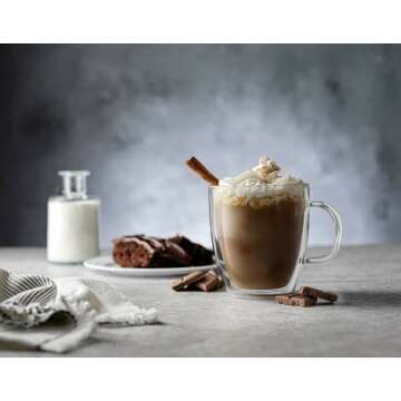 JoyJolt Savor Double Wall Insulated Glasses Set