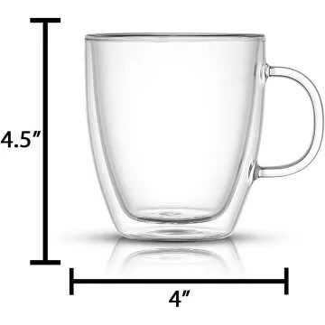 JoyJolt Savor Double Wall Insulated Glasses Set