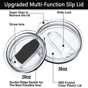 Bastwe 20oz and 30oz Insulated Tumblers - Stylish & Durable