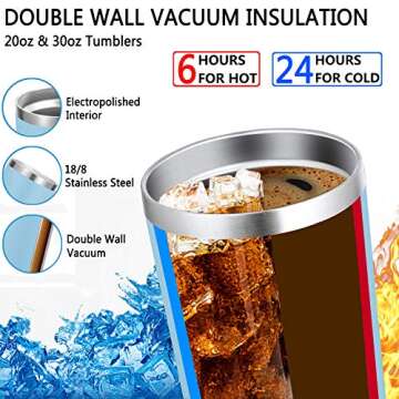 Bastwe 20oz and 30oz Insulated Tumblers - Stylish & Durable