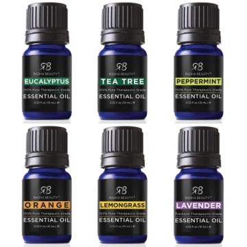 Essential Oil Set - Aromatherapy for Diffusers, Massage, DIY. Candle Making, Soaps, Bath Bombs, Skin...