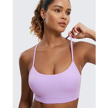 CRZ YOGA Butterluxe Y Back Sports Bra - Soft & Supportive Activewear