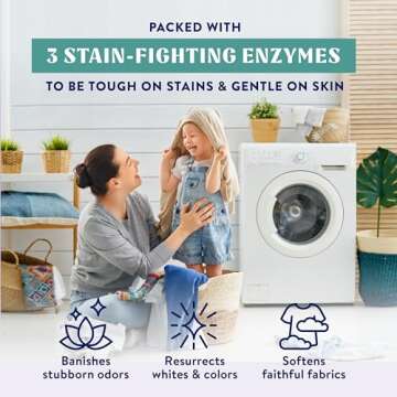 Ultra Concentrated Liquid Laundry Detergent Soap for 64 Loads - Eco-Friendly, No Harsh Chemicals, Fr...