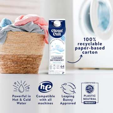 Ultra Concentrated Laundry Detergent - Eco-Friendly 64 Loads