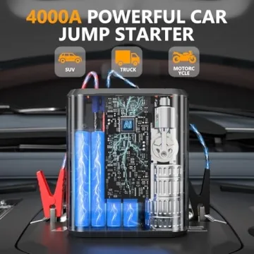 Hererod PW40 Jump Starter & Tire Inflator 4000A