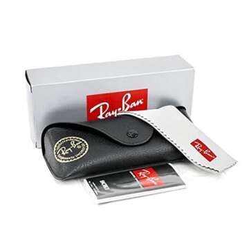 Ray-Ban RB3447 001 53M Gold/Crystal Lens G-15 Green ROUND METAL Sunglasses For Men + BUNDLE with Designer iWear Eyewear Kit