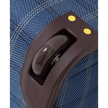 London Fog Brentwood II 2-Wheel Under Seat Bag Blue Carry-On