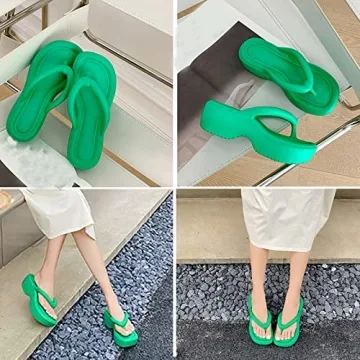 Comfortable Women's Platform Flip Flops for Summer