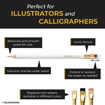 Blackwing Pearl Pencils - Premium Japanese Graphite