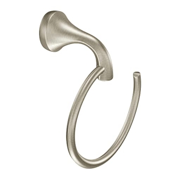 Moen Eva Brushed Nickel Towel Ring - Stylish Bathroom Holder