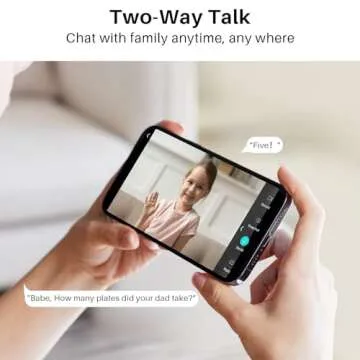 WUUK 4MP Indoor Security Camera, Pan Tilt Cam for Baby Monitor, Wi-Fi Home Security Pet Camera for Dog or Cat, Motion Detection & Tracking, Night Vision, 2-Way Audio, Compatible with Alexa & Google