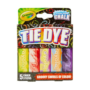 Crayola Vibrant Tie Dye Chalk Set - Outdoor Creative Fun for Kids