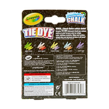 Crayola Vibrant Tie Dye Chalk Set Outdoor Creative Fun