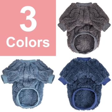 JAMPAYANG 3 Pack Dog Sweaters Cozy Winter Wear Small Pets