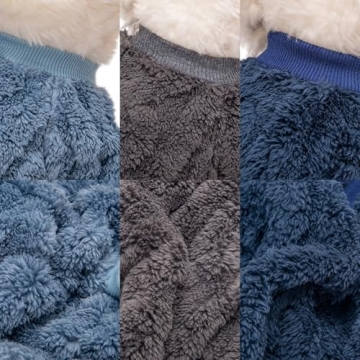 JAMPAYANG 3 Pack Dog Sweaters Cozy Winter Wear Small Pets