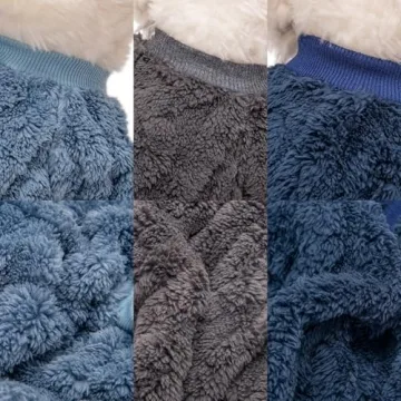 JAMPAYANG 3 Pack Dog Sweaters Cozy Winter Wear Small Pets