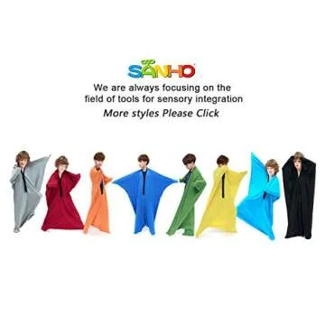 SANHO Sensory Sock Body Sock,Small,Perfect for Children with Sensory Processing Disorder,Updated Version,Wine Red