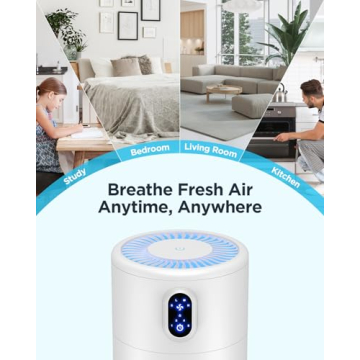 MOOKA Air Purifiers for Large Rooms with True HEPA Filter