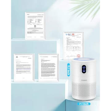 MOOKA Air Purifiers for Large Rooms with True HEPA Filter