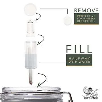 Year of Plenty BPA-Free Airlocks - Set of 12 - Hydrolocks for Fermenting, Brewing, Beer, Wine, Sauer...