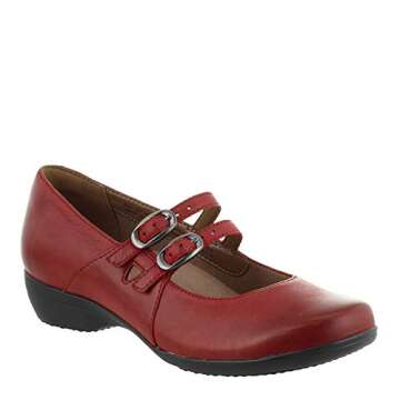 Dansko Women's Fynn Red Mary Janes 10.5-11 M US