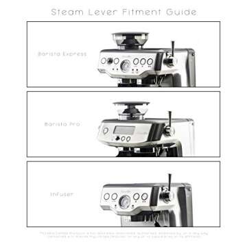 Crema Coffee Replacement Steam Lever for Breville Espresso