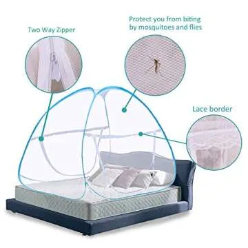 Large Mosquito Net for Camping and Home Use Easily Setup