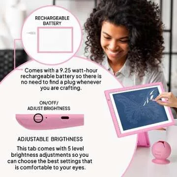 iVyne Rechargeable Light Pad for Artists & Crafters