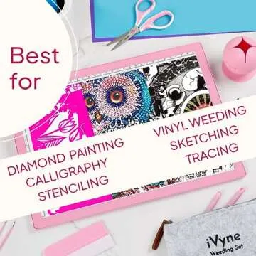 iVyne Rechargeable Light Pad for Artists & Crafters