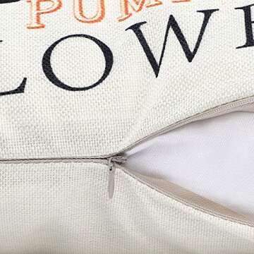 ZJHAI Set of 4 Halloween Pillow Covers for Cozy Decor