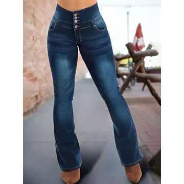 Flamingals Butt Lifting High Waist Jeans for Women