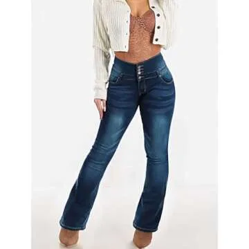 Flamingals Butt Lifting High Waist Jeans for Women